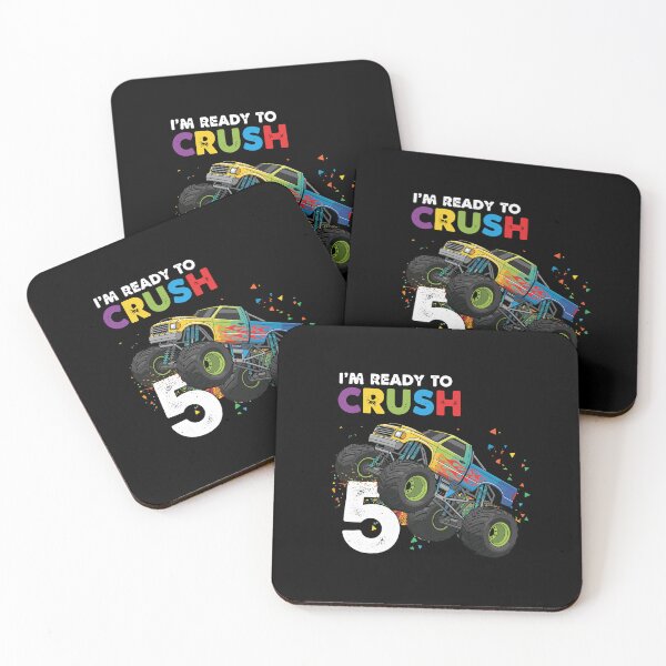 Item preview, I'm Ready To Crush 5 Monster Truck Fifth Birthday Celebration designed and sold by PopStars1993.