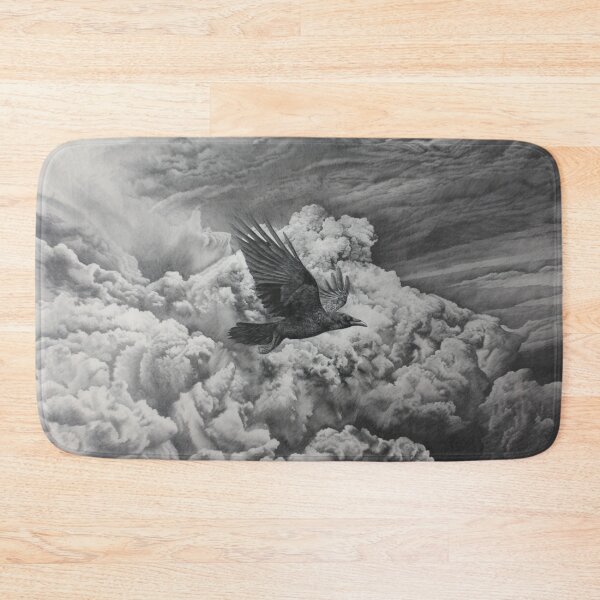 Item preview, A Crow flying through storm clouds, Birds in Motion designed and sold by CDC40.