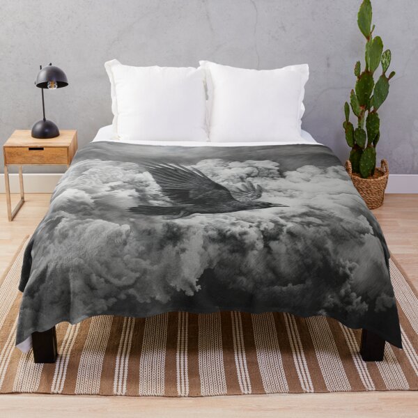 Item preview, A Crow flying through storm clouds, Birds in Motion designed and sold by CDC40.