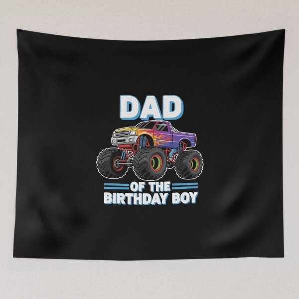 Item preview, Dad Of The Birthday Boy Monster Truck Father Son Birthday designed and sold by PopStars1993.