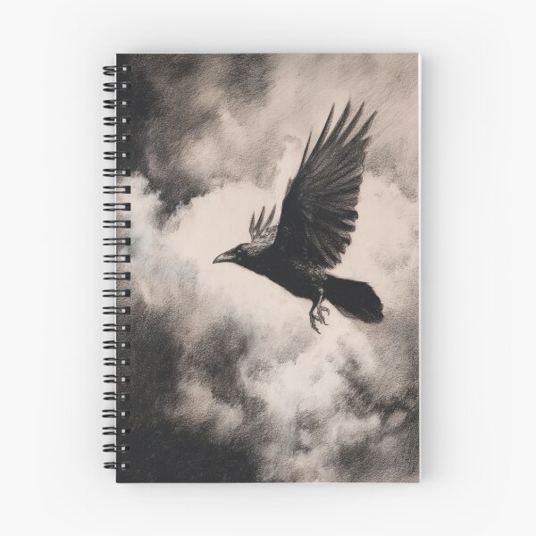 Item preview, A Crow flying through storm clouds, Birds in Motion designed and sold by CDC40.