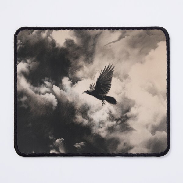 Item preview, A Crow flying through storm clouds, Birds in Motion designed and sold by CDC40.