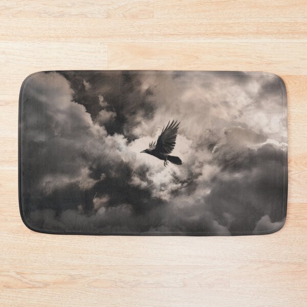 Item preview, A Crow flying through storm clouds, Birds in Motion designed and sold by CDC40.