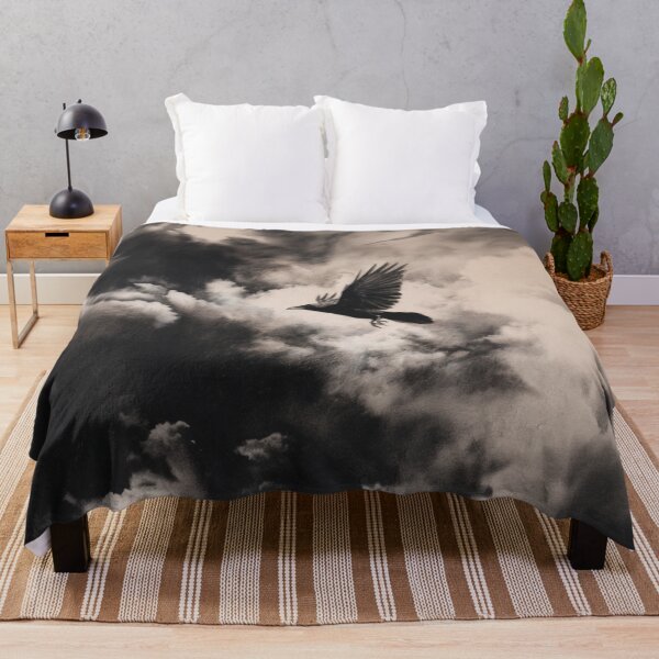 Item preview, A Crow flying through storm clouds, Birds in Motion designed and sold by CDC40.
