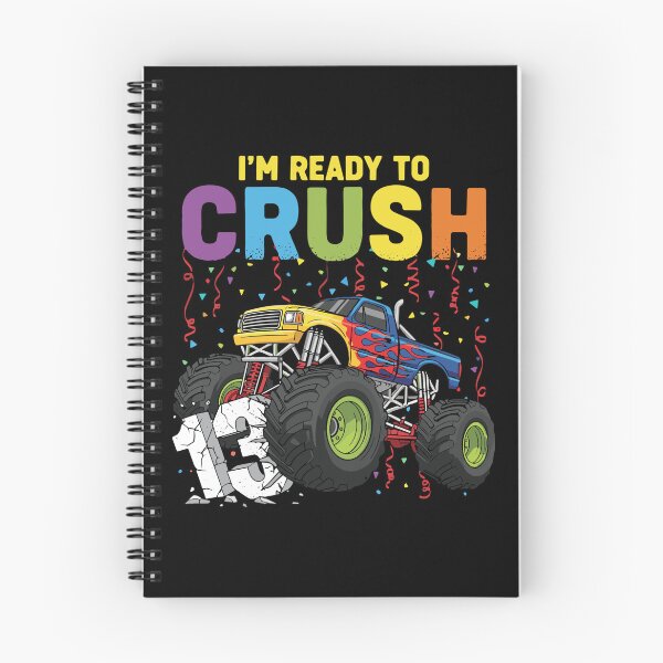 Item preview, I'm Ready To Crush 13 Thirteenth Birthday Boy Monster Truck designed and sold by PopStars1993.