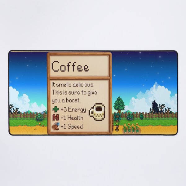 Item preview, Inspired Pixel Art Coffee - Stardew Valley designed and sold by Cozy Moss Studio.