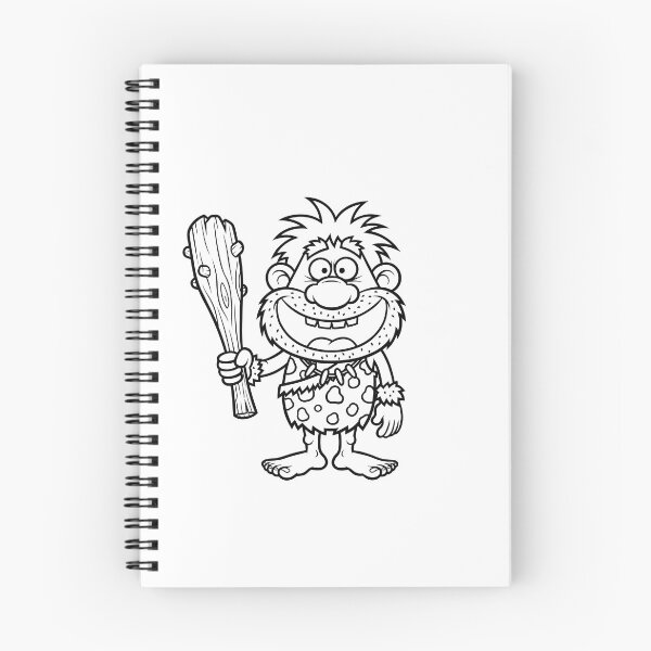 Item preview, Funny Caveman Cartoon with Club designed and sold by ArtPer-design.