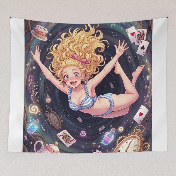 Item preview, Psychedelic Fall into Wonderland designed and sold by SalamancaCL.