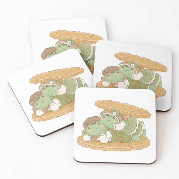 Item preview, Cute frog biscuit sandwich designed and sold by Sunshine_doodle_club.