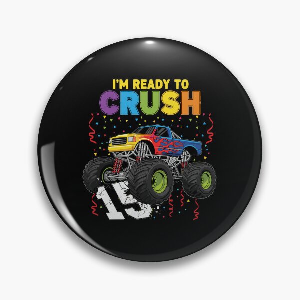 Item preview, I'm Ready To Crush 10 Monster Truck Birthday Ten Year Old Boy designed and sold by PopStars1993.