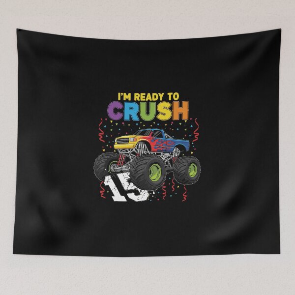 Item preview, I'm Ready To Crush 10 Monster Truck Birthday Ten Year Old Boy designed and sold by PopStars1993.