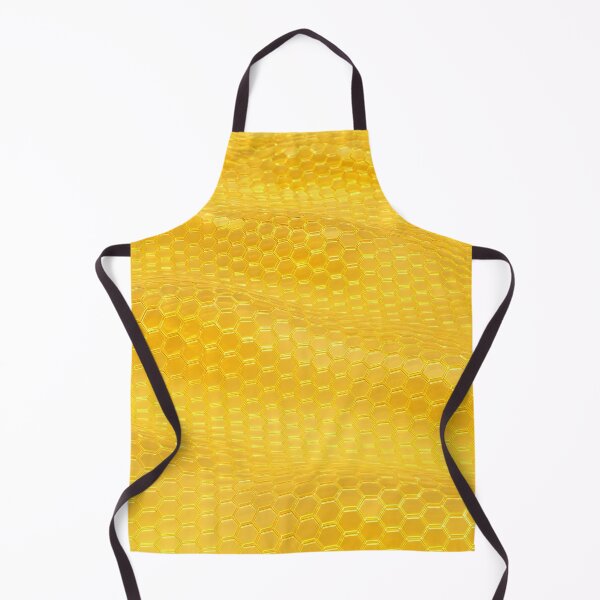 Item preview, Golden Honeycomb Wave Abstract Geometric Pattern designed and sold by Aimaniia666.