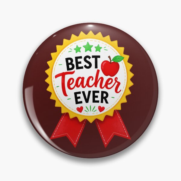 Item preview, Best Teacher Ever | End of Year Gift | School Teacher Appreciation Tee designed and sold by Anastasiia Yurevych.