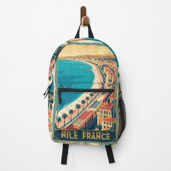 Item preview, Nice France Vintage Travel Poster designed and sold by Bomax121.