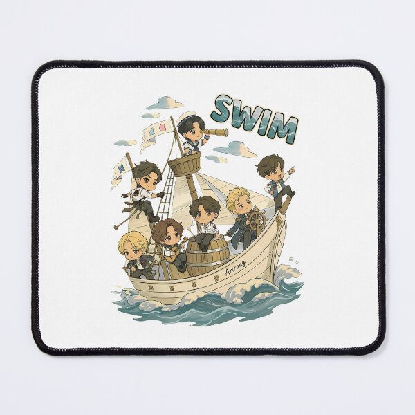 Item preview, Kpop Inspired Boy Band Boat Shirt, Arirang Swim Concert Aesthetic Tee, Cute Chibi Idol Outfit, Fan Gift Shirt designed and sold by BerryHand.