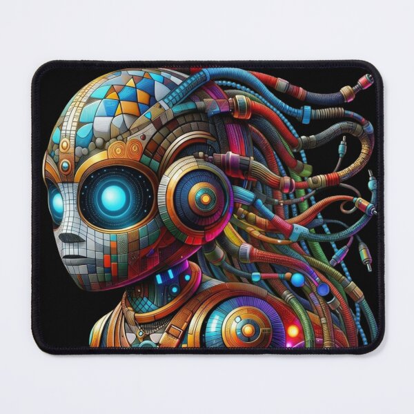 Item preview, Afrofuturism Cyber Cyborg  designed and sold by unboxedbyJuls.