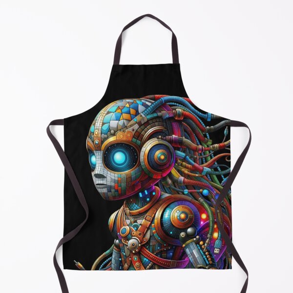 Item preview, Afrofuturism Cyber Cyborg designed and sold by unboxedbyJuls.