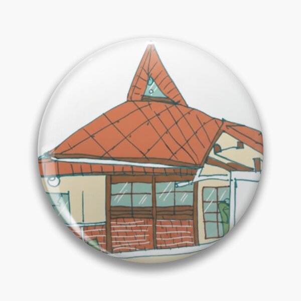 Item preview, Clean Colored Line Art Cozy Cottage designed and sold by KaleChub.