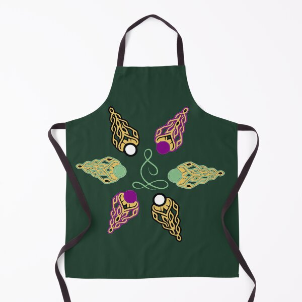 Item preview, Mystic Elven Star Forest Green – Golden Amulet Mandala Art designed and sold by Macramellennias.