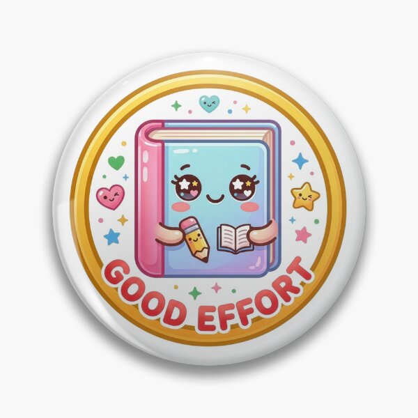 Item preview, Kawaii Good Effort Classroom Reward Sticker designed and sold by learnandexplore.