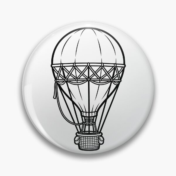 Item preview, Vintage Hot Air Balloon Illustration designed and sold by ArtPer-design.