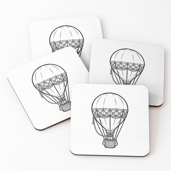 Item preview, Vintage Hot Air Balloon Illustration designed and sold by ArtPer-design.