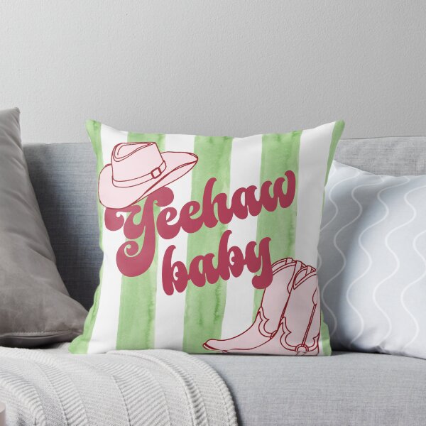 Aperçu de l'œuvre Yeehaw bébé cowboy art décalé créée et vendue par QuillPrints.
