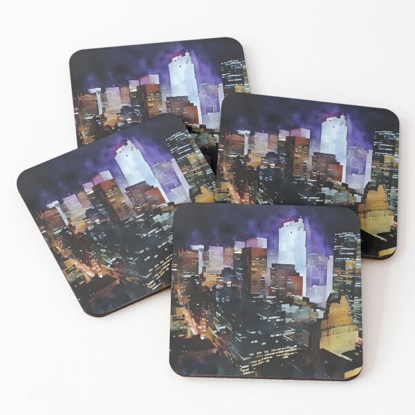 Item preview, Illuminated Islands on a Dark Sea designed and sold by RCWatercolours.