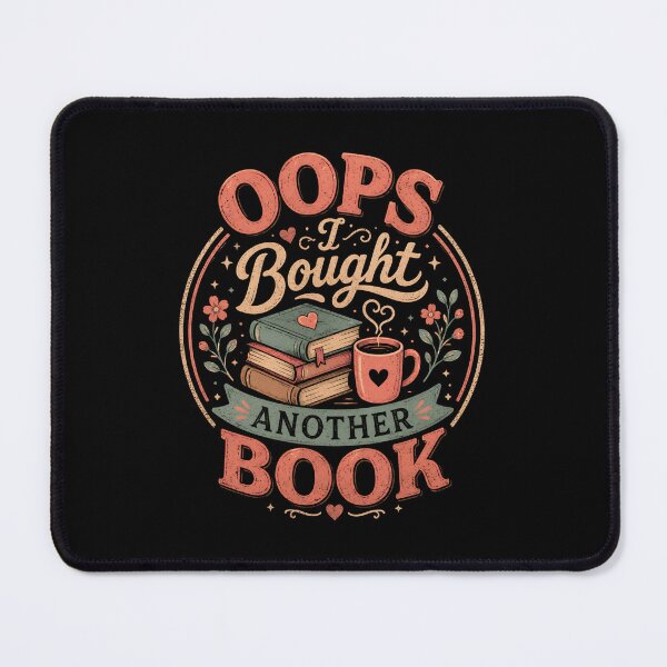 Item preview, Oops I Bought Another Book designed and sold by DemureArtsy.