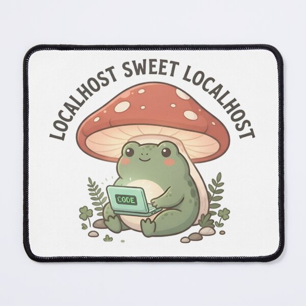 Item preview, Localhost Sweet Localhost Cute Cottagecore Toad Tech Sweatshirt designed and sold by TechBro67.