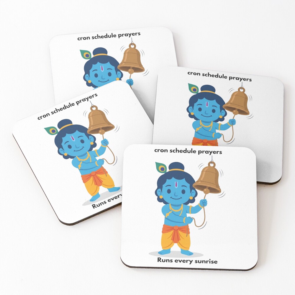 Item preview, Coasters (Set of 4) designed and sold by BhaktiByte.