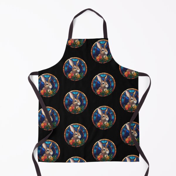 Item preview, Rabbit Stained Glass Leadlight Artistic Design Boys Girls designed and sold by rafaeltto.