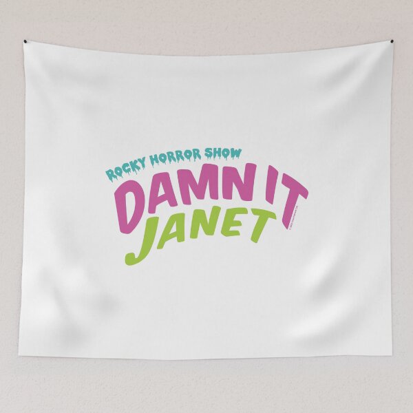 Item preview, Rocky Horror Show Damn It Janet Lyric designed and sold by All-And-Every.
