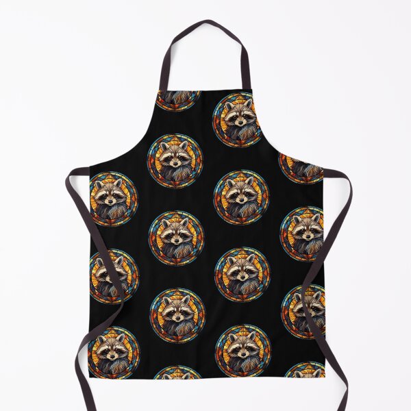 Item preview, Raccoon Stained Glass Leadlight Artistic Design Boys Girls designed and sold by rafaeltto.