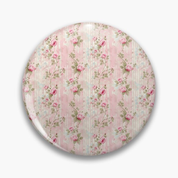 Item preview, Vintage Shabby Chic Pink Rose Floral Pattern designed and sold by LouieVanille.
