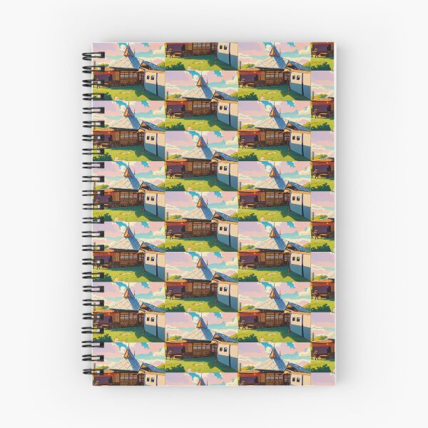 Item preview, Vibrant Retro Anime Cottage Digital Art designed and sold by KaleChub.
