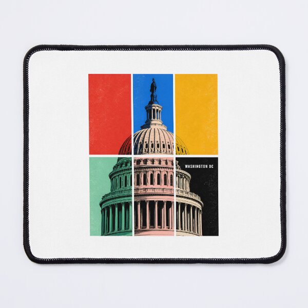 Item preview, Washington DC Capitol Pop – Bold Colorblock Grid designed and sold by Fenay Designs.