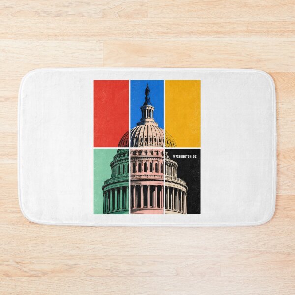 Item preview, Washington DC Capitol Pop – Bold Colorblock Grid designed and sold by Fenay Designs.