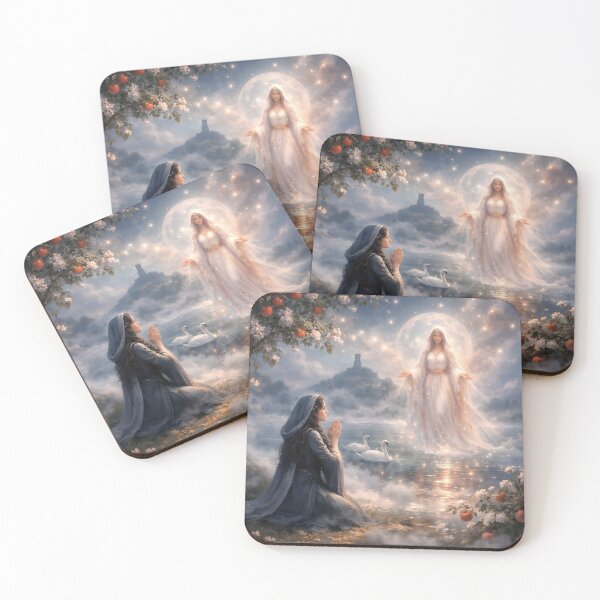 Item preview, Morgaine Prays to the Lady of Avalon – Sacred Avalon Devotion designed and sold by SoniaSarkali.