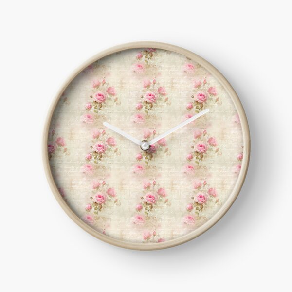 Item preview, Vintage Shabby Chic Pink Rose Floral Pattern designed and sold by LouieVanille.