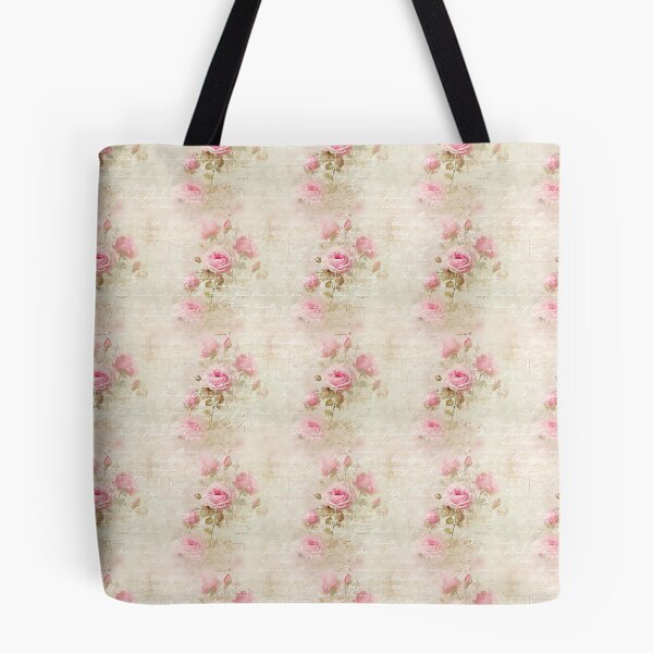 Item preview, Vintage Shabby Chic Pink Rose Floral Pattern designed and sold by LouieVanille.