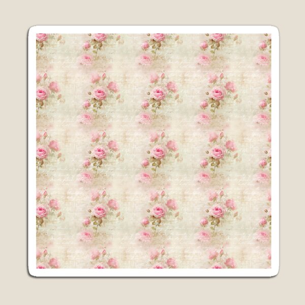 Item preview, Vintage Shabby Chic Pink Rose Floral Pattern designed and sold by LouieVanille.