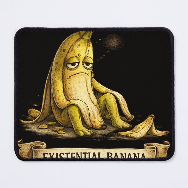 Item preview, Banana Meme | Funny Fruit Typography Design designed and sold by VasiArtLab.