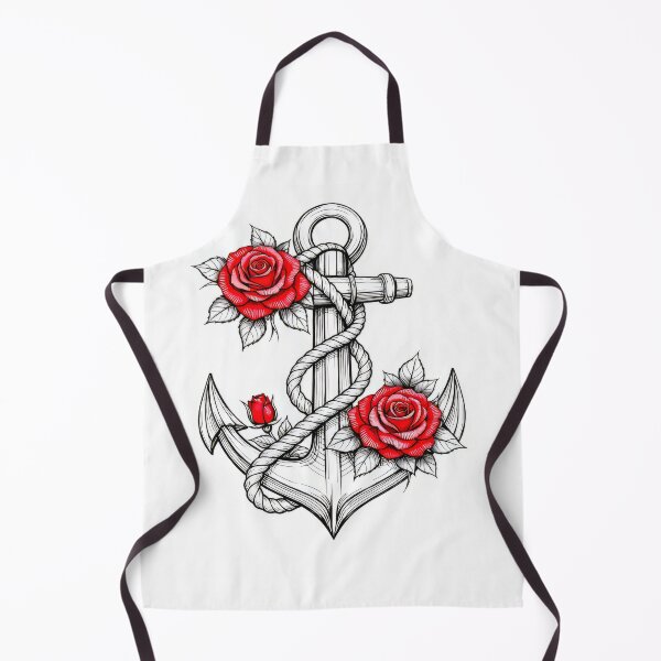 Item preview, anchor with roses designed and sold by karlosss.