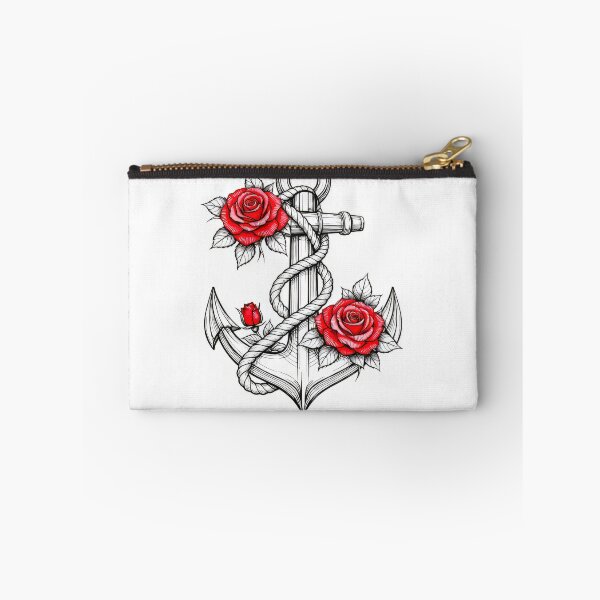 Item preview, anchor with roses designed and sold by karlosss.