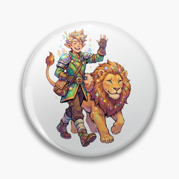 Item preview, El elfo, el mejor amigo del león. designed and sold by PP&RAINBOW SHOP.