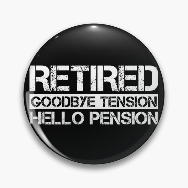 Item preview, Retired Goodbye Tension Hello Pension Funny Retirement designed and sold by Trendvia .