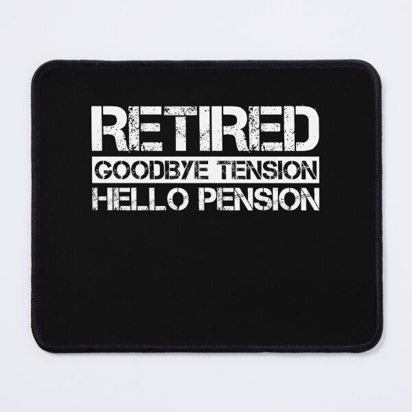 Item preview, Retired Goodbye Tension Hello Pension Funny Retirement designed and sold by Trendvia .