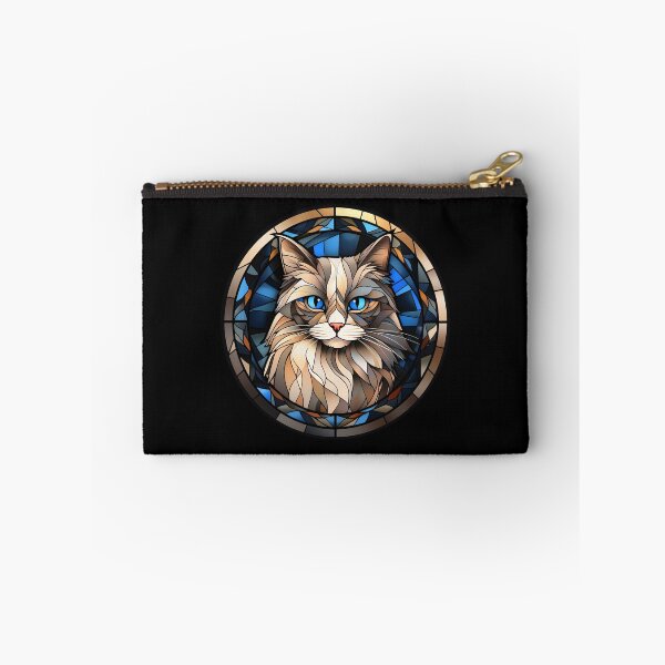 Item preview, Ragdoll Cat Stained Glass Leadlight Artistic Design Boys Girls designed and sold by rafaeltto.