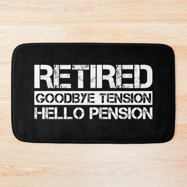 Item preview, Retired Goodbye Tension Hello Pension Funny Retirement designed and sold by Trendvia .